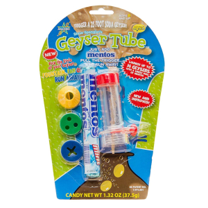 Geyser Tube - Cola Mentos Trick